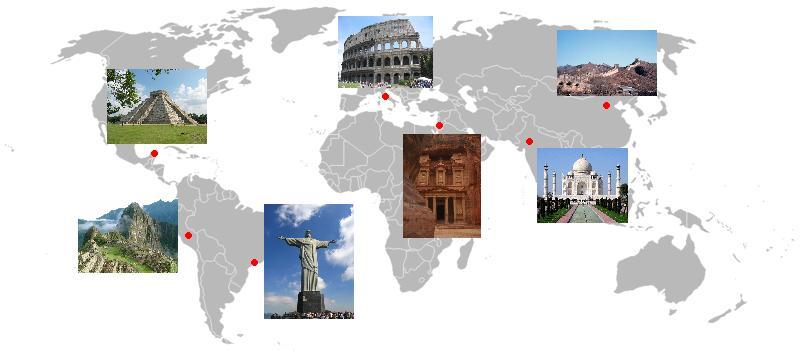 Seven Wonders of the World in hindi
