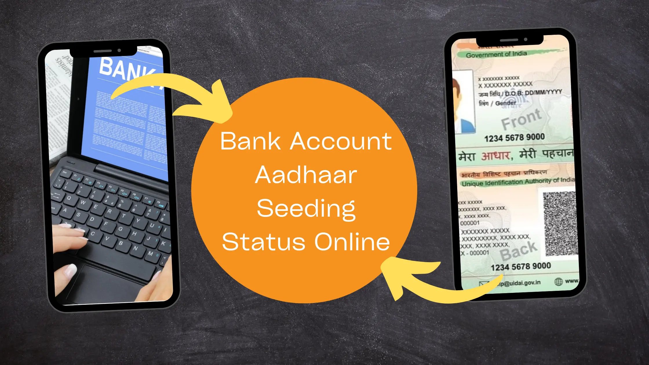 Aadhaar bank link status online